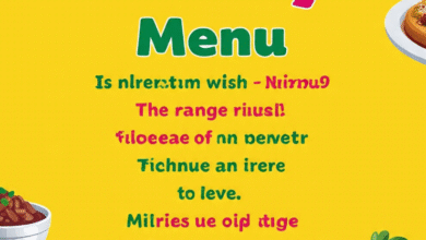 Chubby's menu