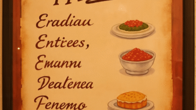 Hacienda Menu