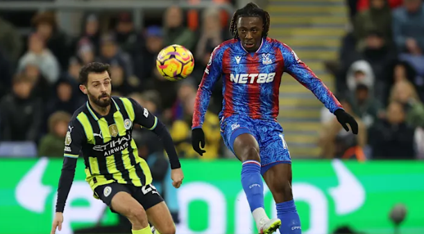 Crystal Palace F.C. vs Man City lineups