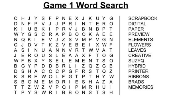 large print word finds​